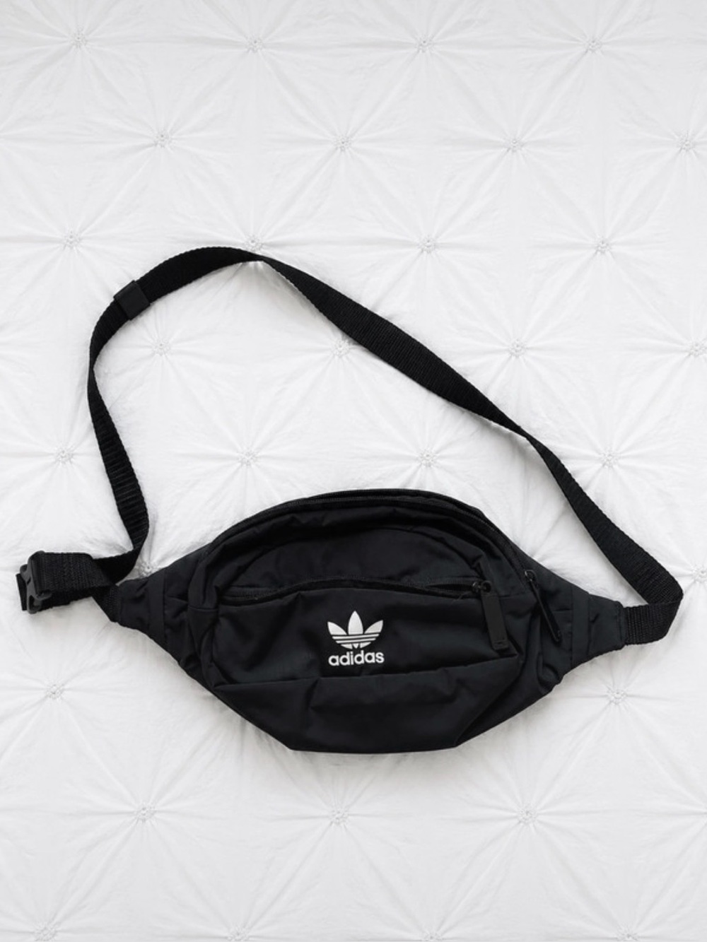 adidas Black Waist Pack - Classic Trefoil Fanny Pack